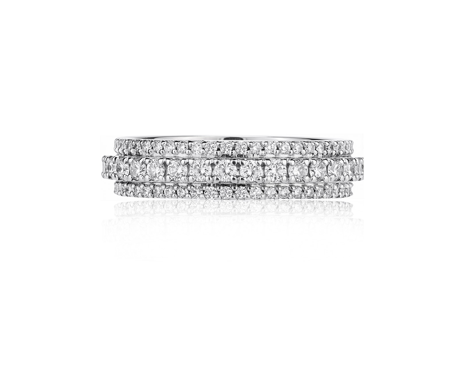 Оригинальное золотое кольцо с бриллиантами 0.99ct Бронницкий Ювелир Berliani