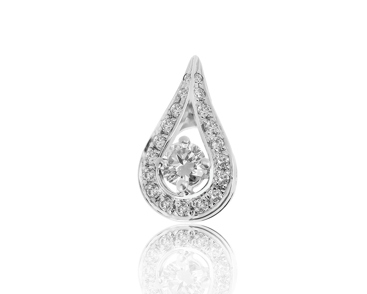 Завораживающий золотой кулон с бриллиантами 0.44ct 130819/9