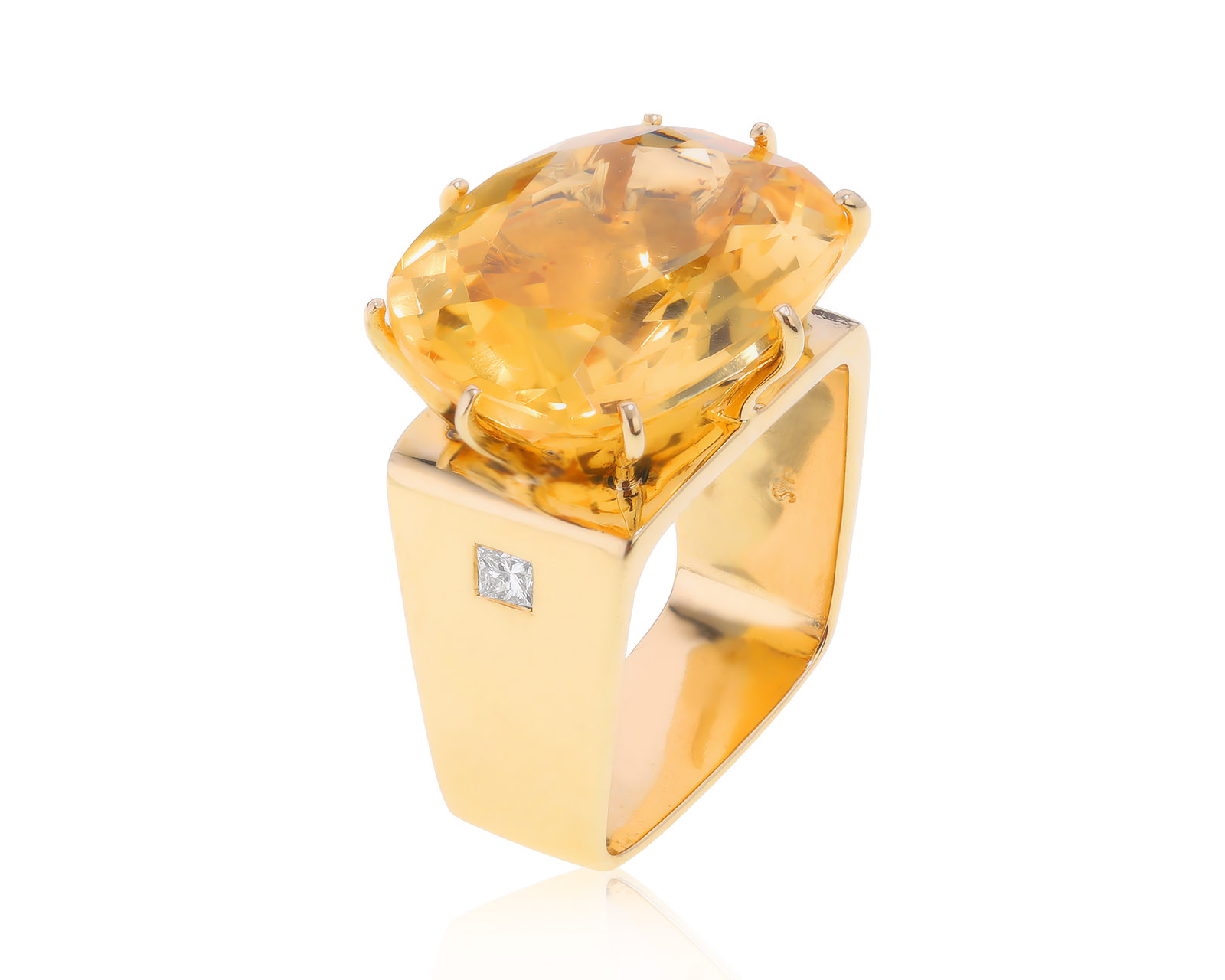 Оригинальное золотое кольцо с цитрином 16.29ct H.Stern 260422/1