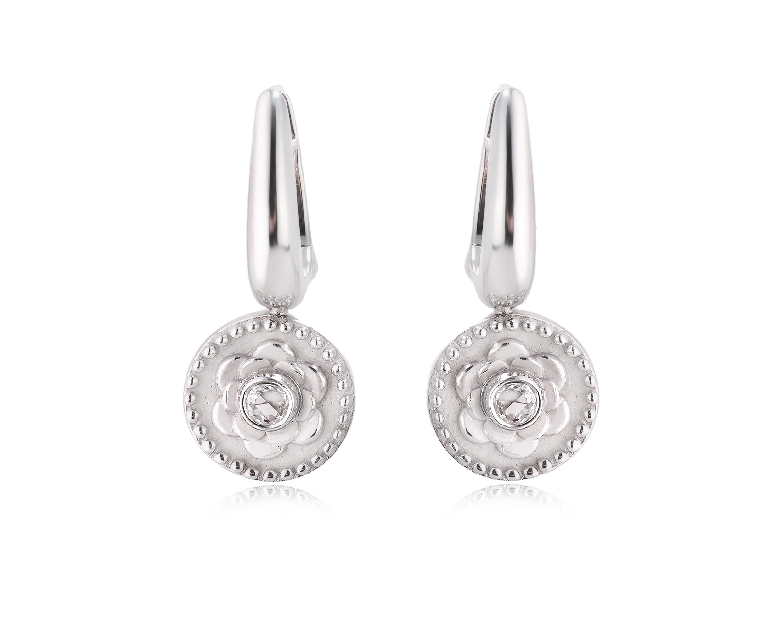 Оригинальные золотые серьги Carrera y Carrera Flower 260825/13