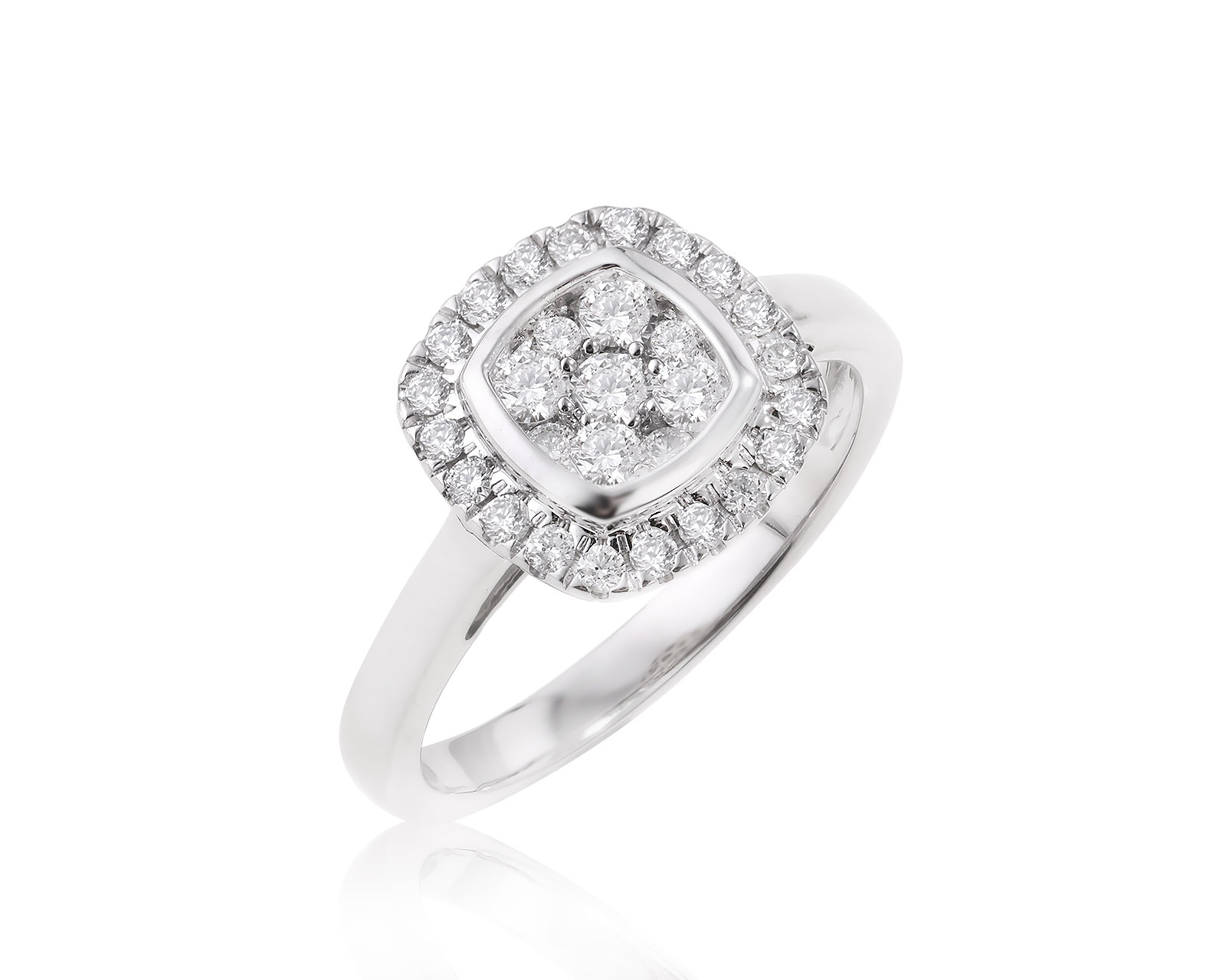 Золотое кольцо с бриллиантами 0.34ct 180524/1