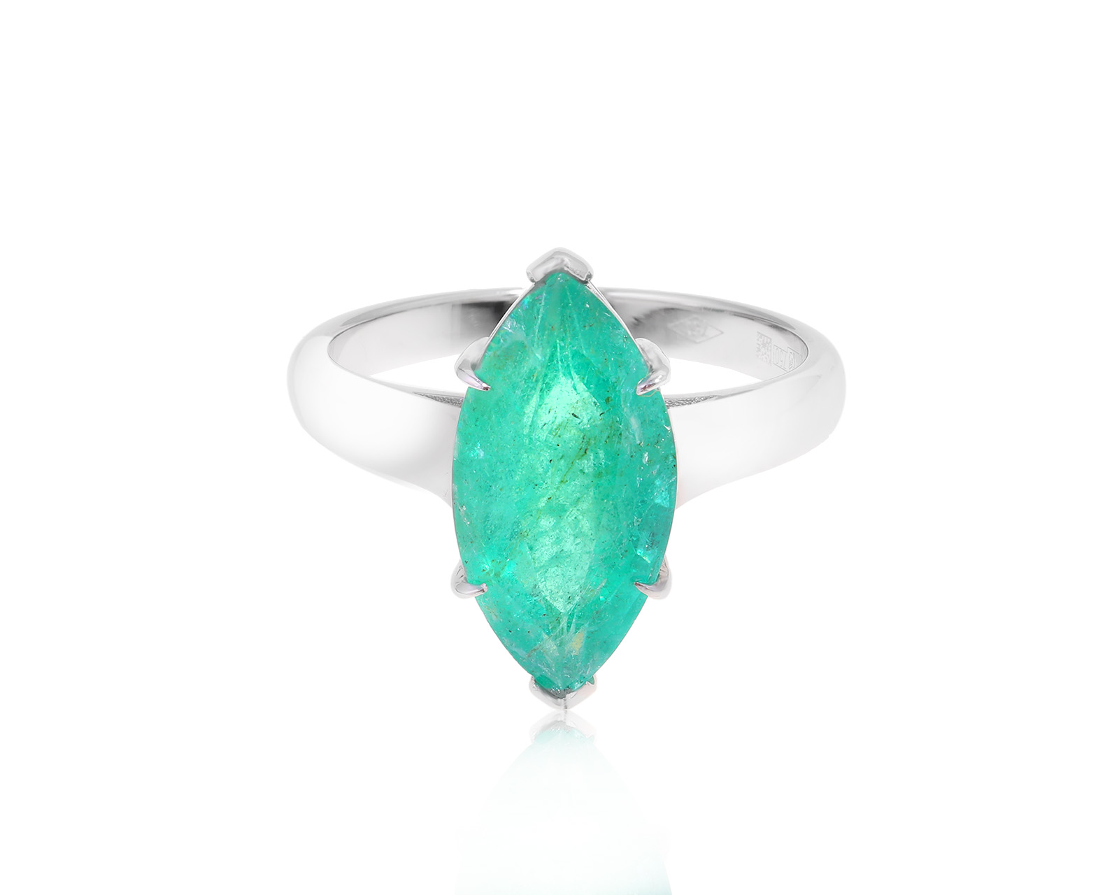 Золотое кольцо с изумрудом 3.24ct 170524/18