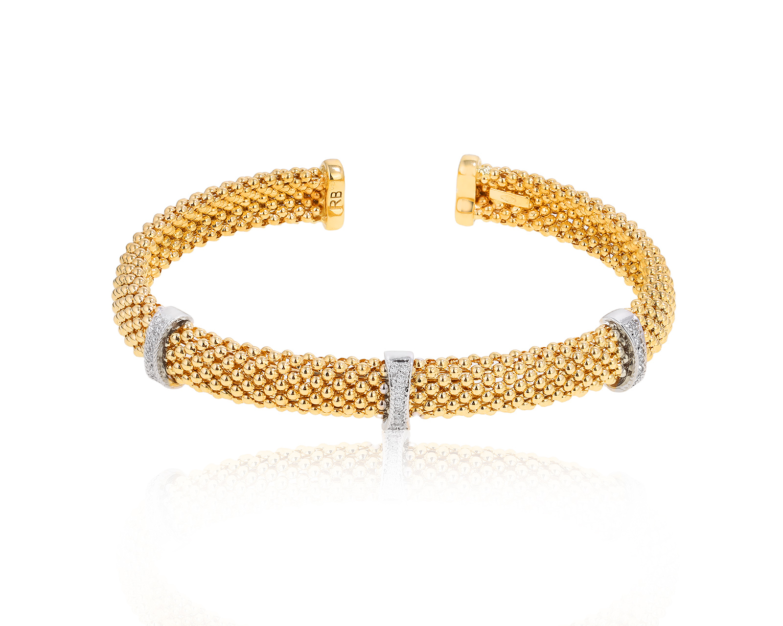 Оригинальный золотой браслет с бриллиантами 0.15ct Roberto Bravo 030925/4 Оригинальный золотой браслет с бриллиантами 0.15ct Roberto Bravo 030925/4