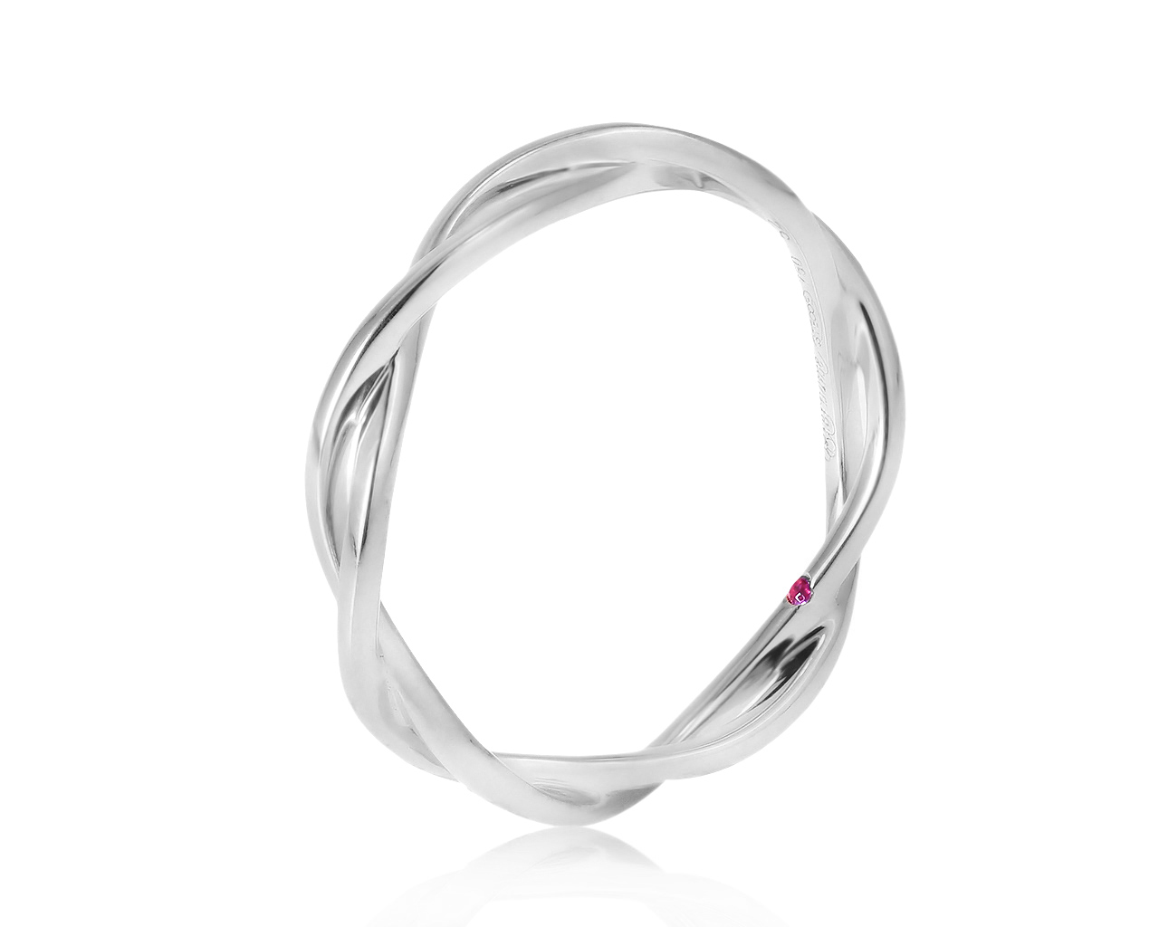 Оригинальное золотое кольцо с аметистом 0.01ct Etername 201220/4