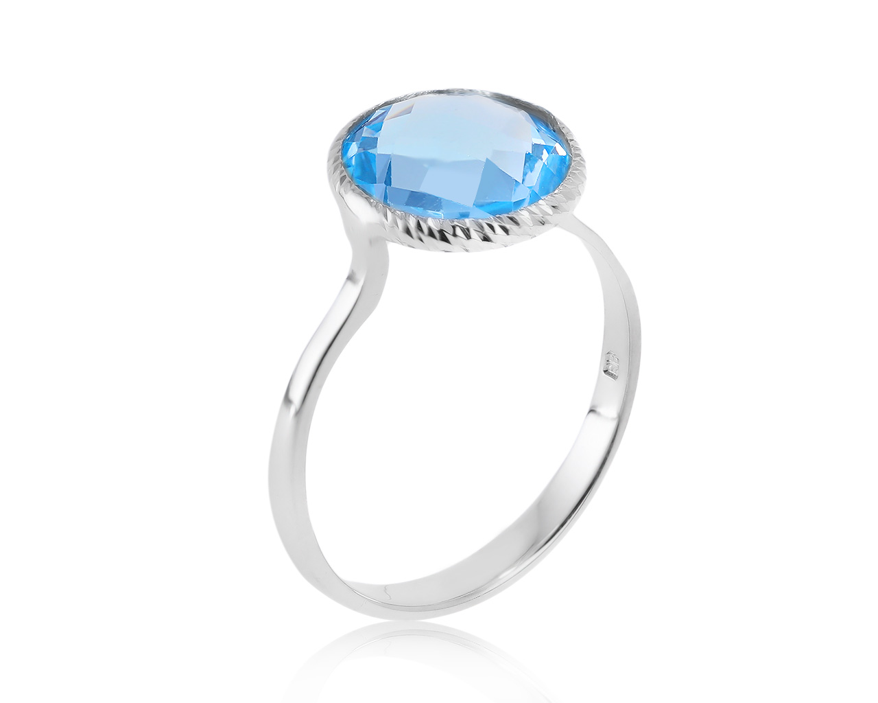 Оригинальное золотое кольцо с топазом 3.55ct Roberto Bravo 240221/3