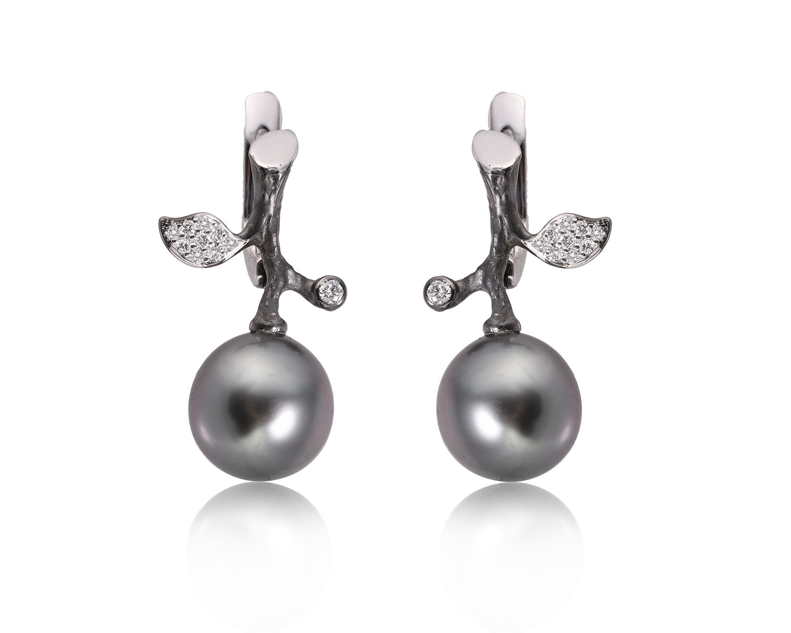 Оригинальные золотые серьги с жемчугом 11.10-11.50 мм Jewellery Theatre Eden 091025/2