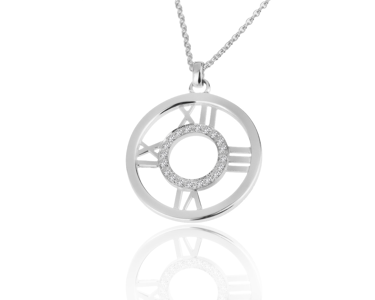 Оригинальный золотой кулон с бриллиантами 0.20ct Tiffany&Co