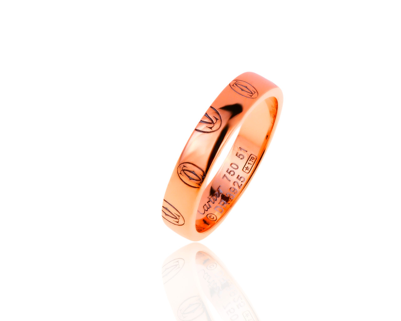 Оригинальное золотое кольцо Cartier 241219/20