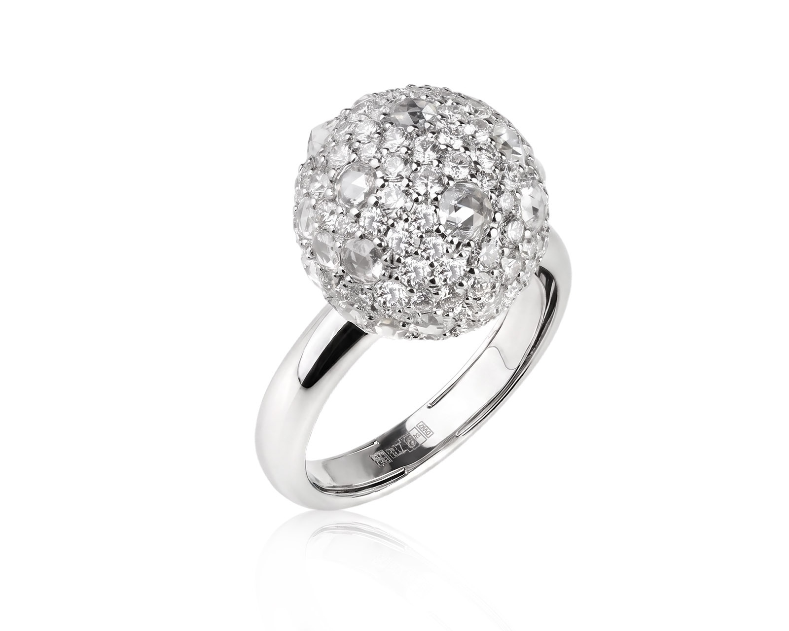 Золотое кольцо с бриллиантами 2.50ct Evgeny Matveev 240426/2