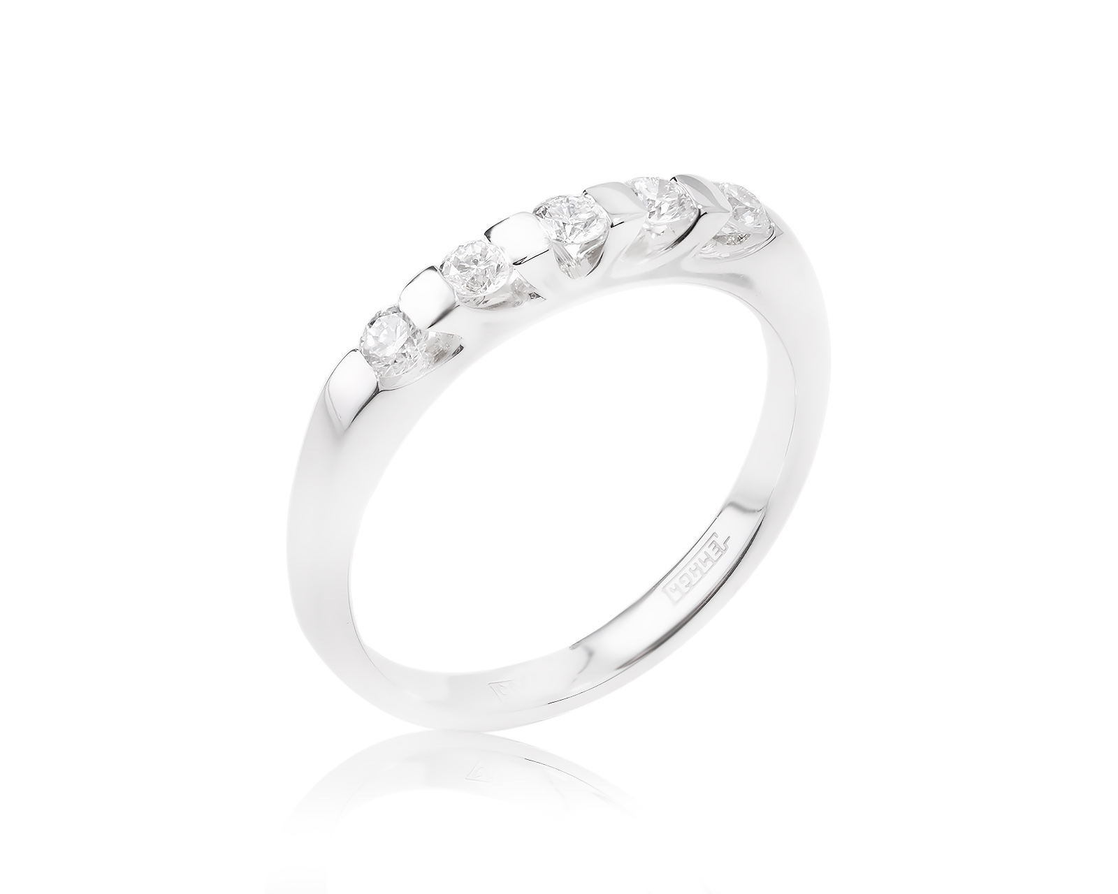 Золотое кольцо с бриллиантами 0.22ct 260224/6