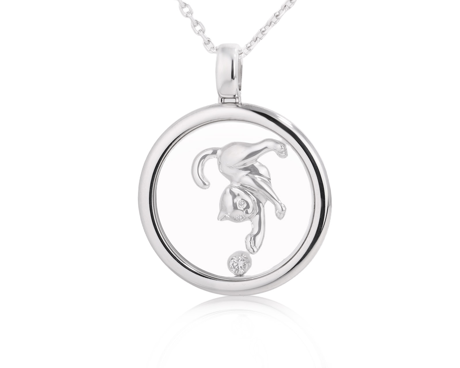 Оригинальный золотой кулон Chopard Animal World Cat 260625/16