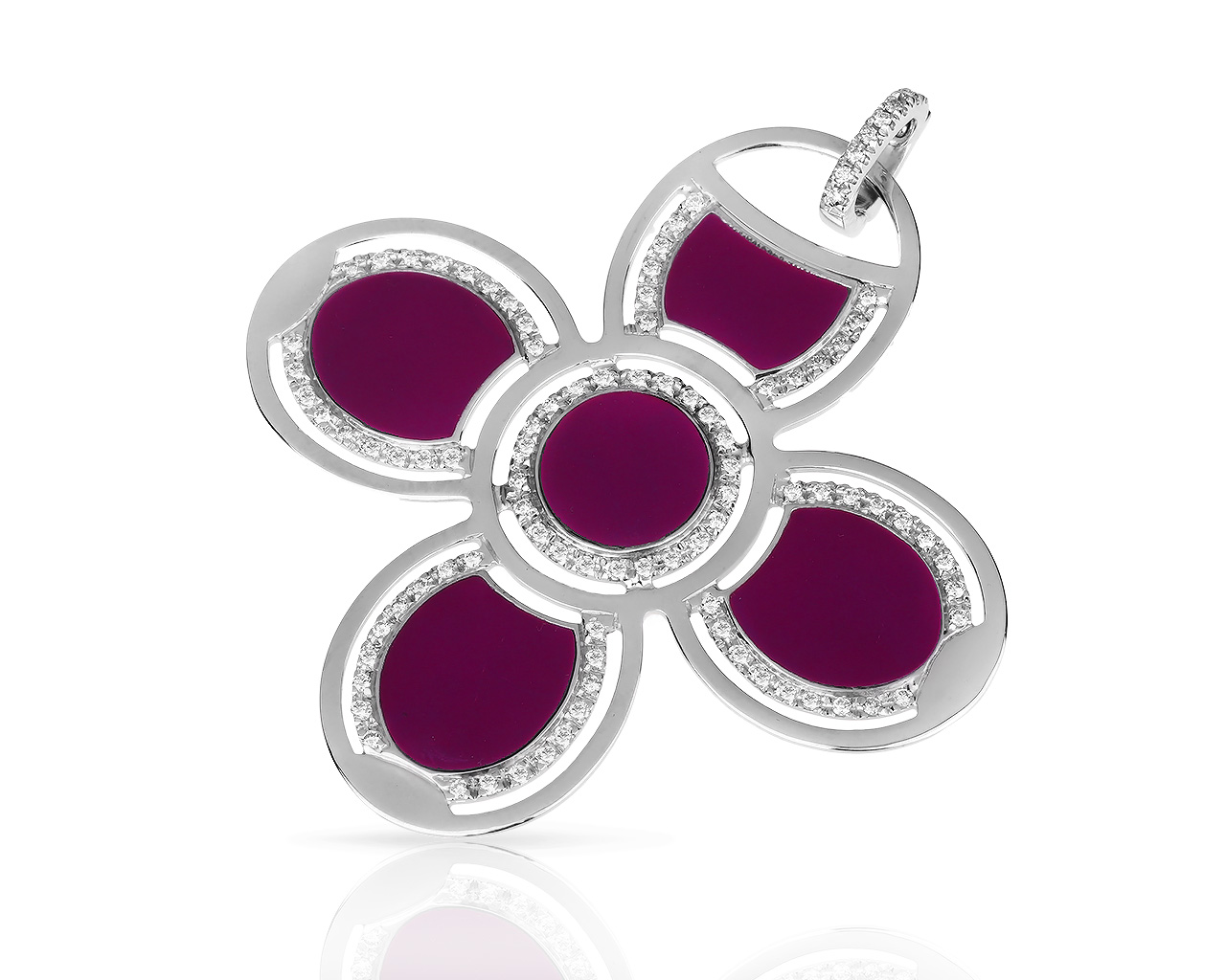 Стильный золотой кулон с бриллиантами 0.55ct Roberto Coin 230318/10 Стильный золотой кулон с бриллиантами 0.55ct Roberto Coin 230318/10