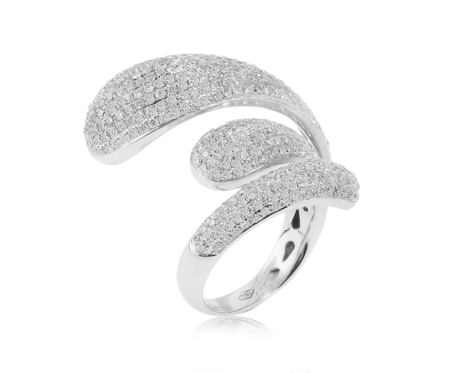 Золотое кольцо с бриллиантами 2.25ct 141123/4