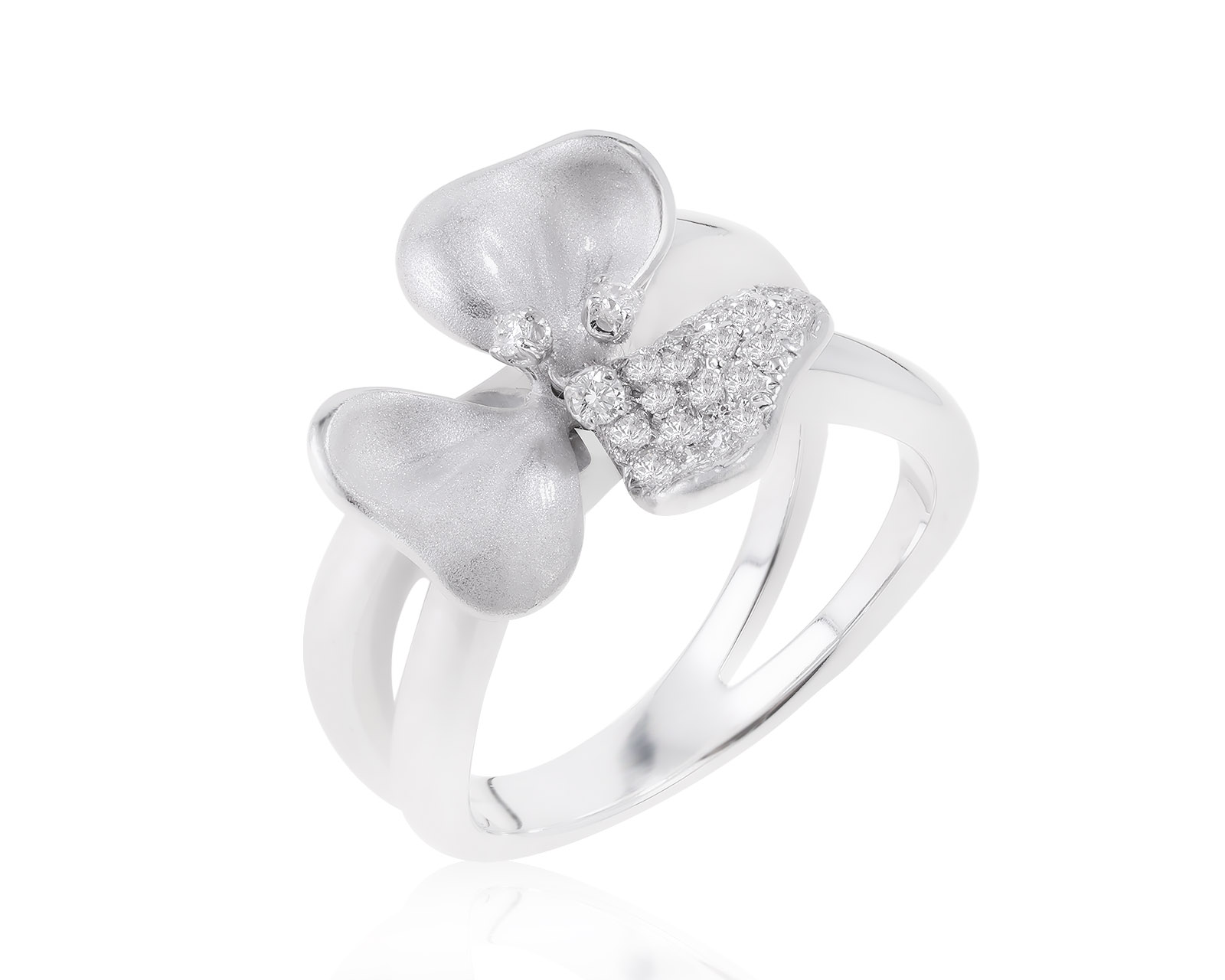 Оригинальное золотое кольцо c бриллиантами 0.15ct Annamaria Cammilli 170422/2