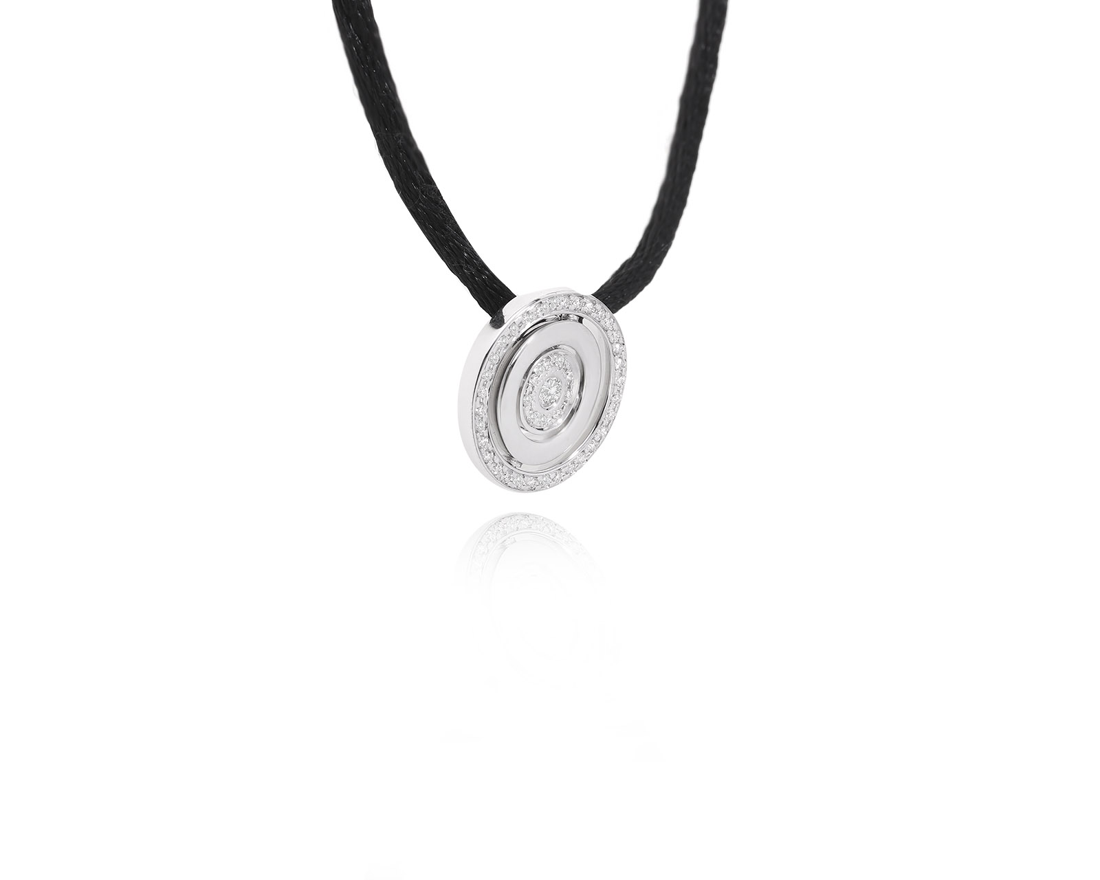 Золотой кулон с бриллиантами 0.26ct