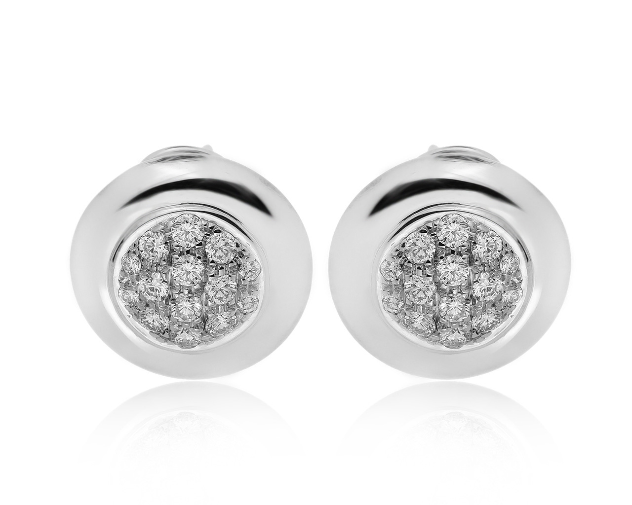 Оригинальные золотые серьги с бриллиантами 1.16ct Tamara Comolli 220720/2