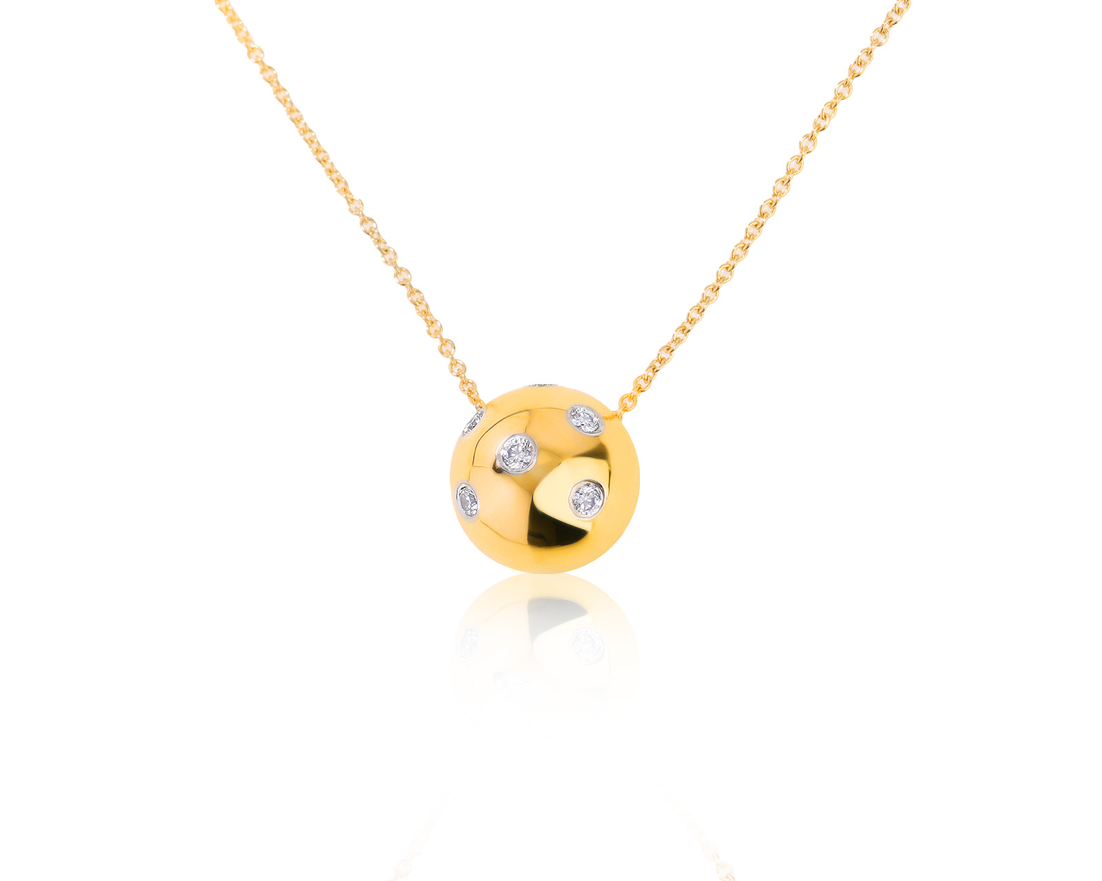 Оригинальный золотой кулон с бриллиантами 0.14ct Tiffany&Co Etoile 271021/7