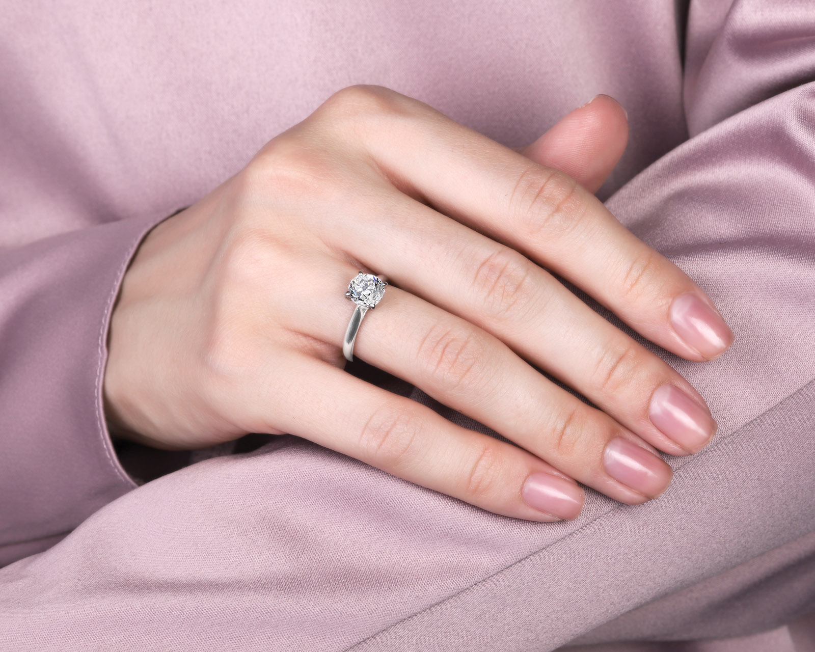 Оригинальное платиновое кольцо с бриллиантом 1.53ct Cartier 1895 Solitaire