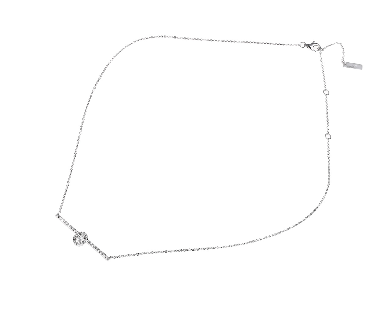 Волнующее золотое колье с бриллиантами 0.35ct Messika