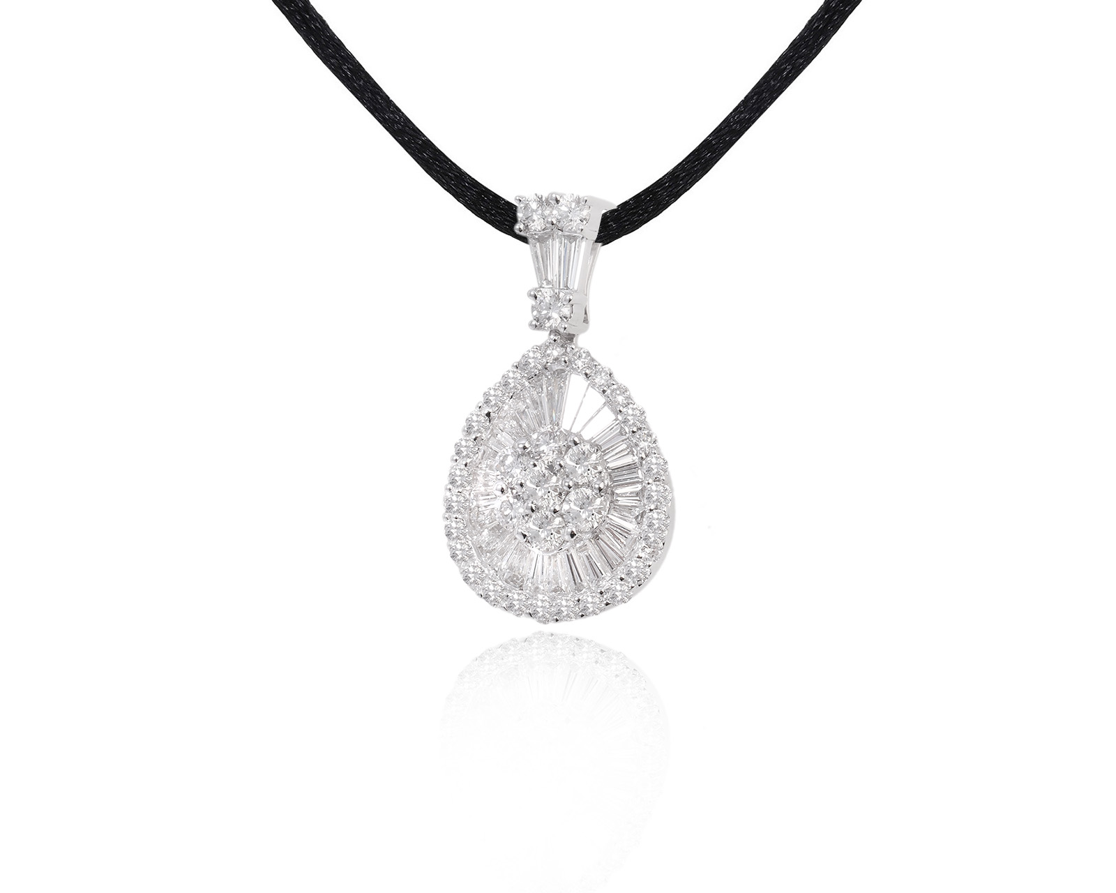 Золотой кулон с бриллиантами 1.99ct 270624/4