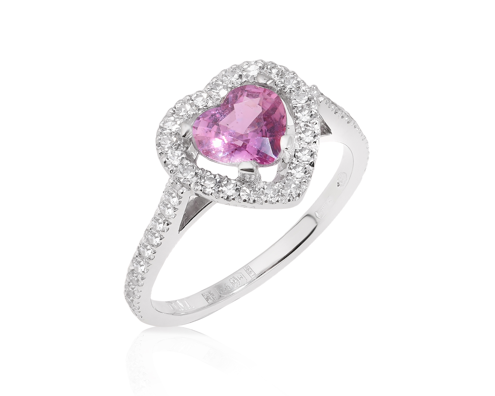 Оригинальное платиновое кольцо с сапфиром 1.30ct Zanotto Giuilio 041125/4