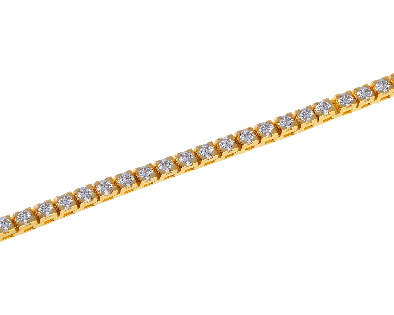 Оригинальный золотой браслет с бриллиантами 3.24ct Rene Kern