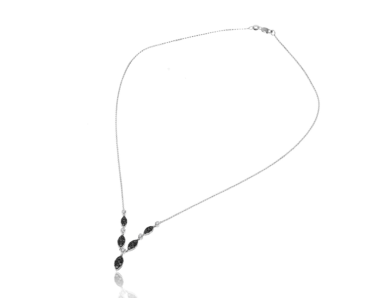 Потрясающее золотое колье с бриллиантами 1.01ct