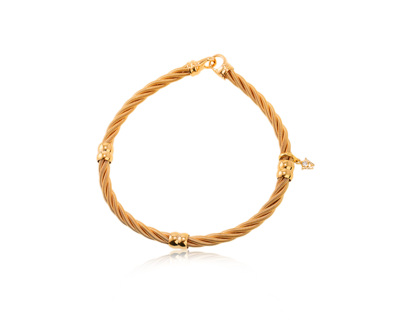 Оригинальный золотой браслет Wellendorff Silky 091123/3