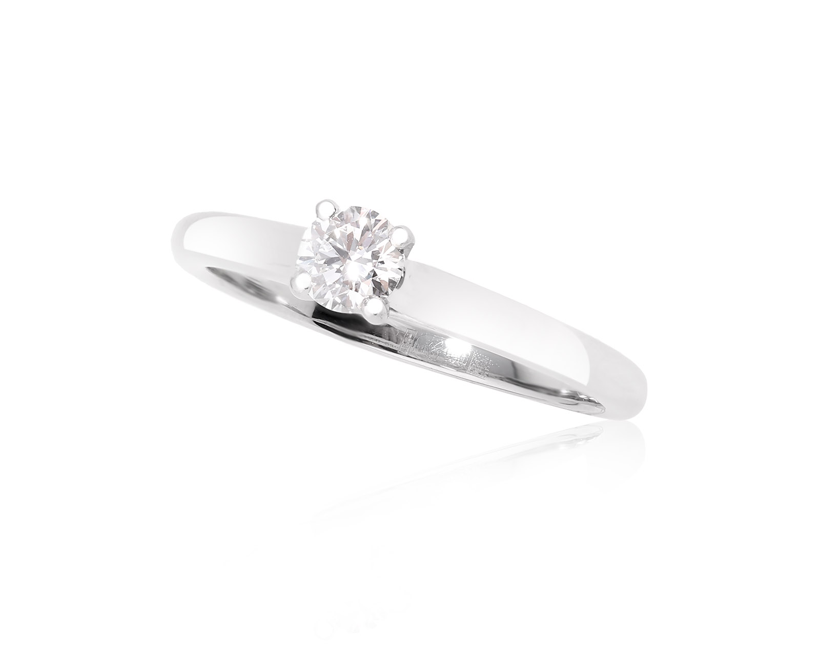 Оригинальное платиновое кольцо Cartier Solitaire 1895