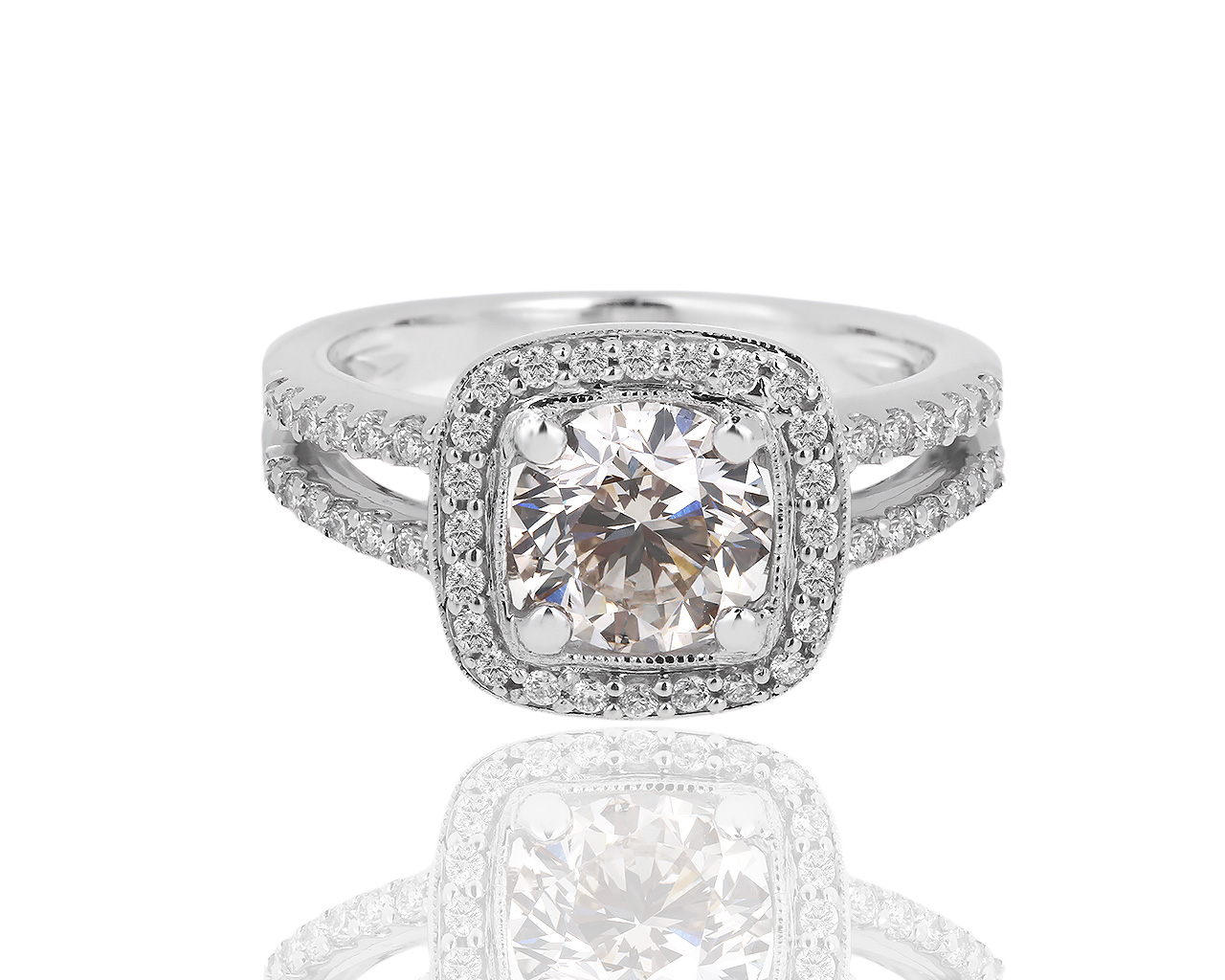 Шикарное золотое кольцо с бриллиантами 1.98ct 040319/11