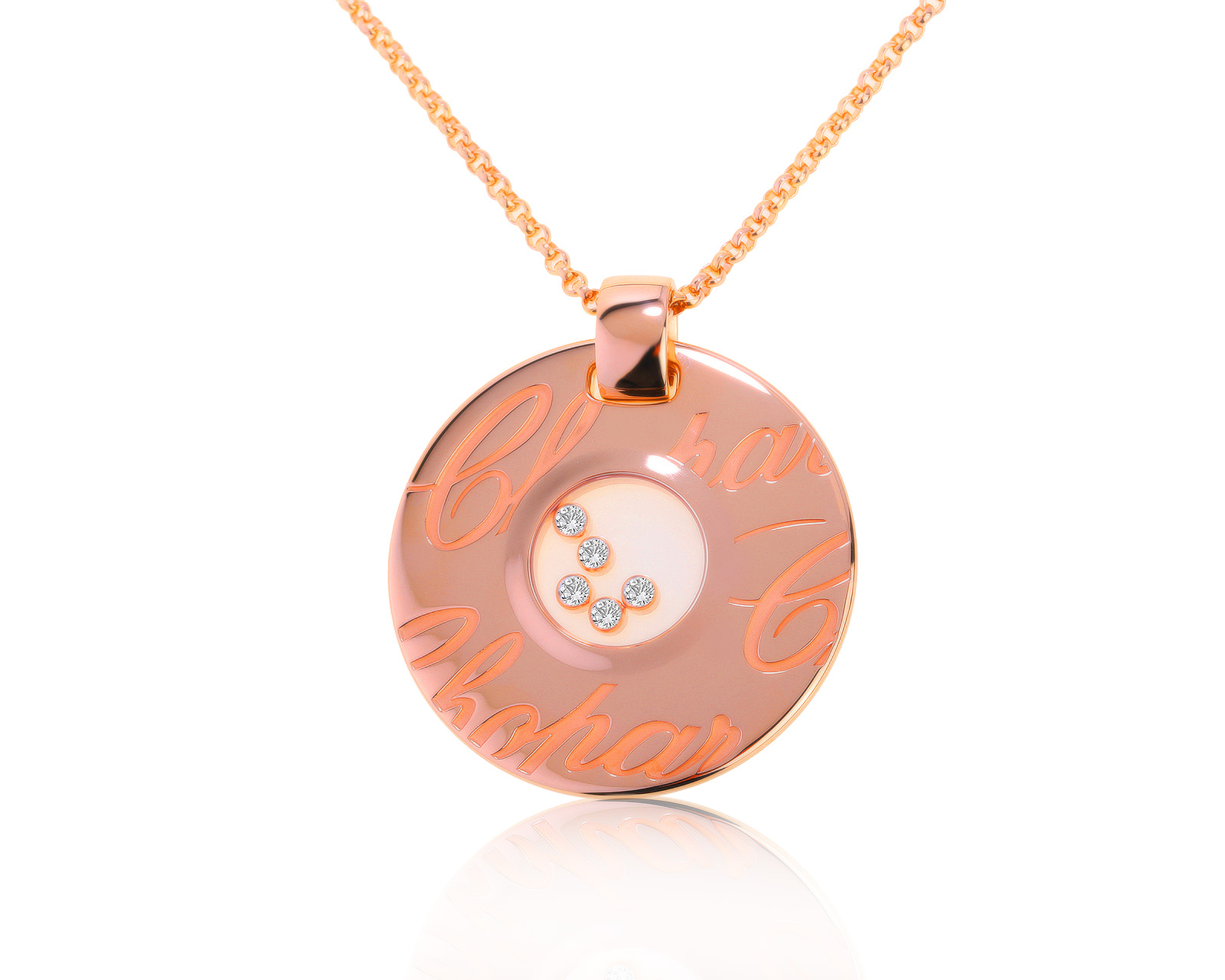 Оригинальный золотой кулон Chopard Chopadissimo 221021/6