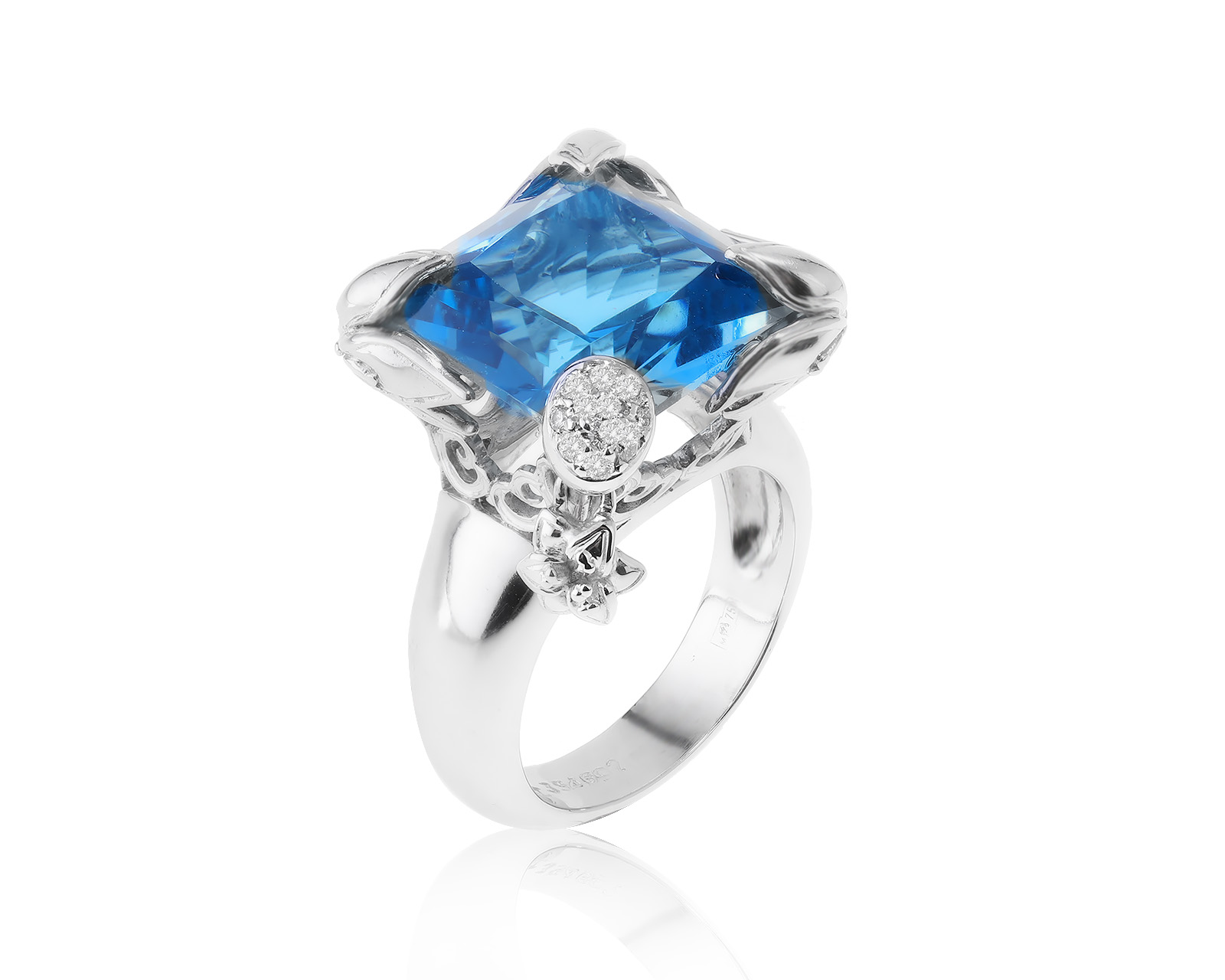 Оригинальное золотое кольцо Carrera y Carrera Jazmin 060323/5