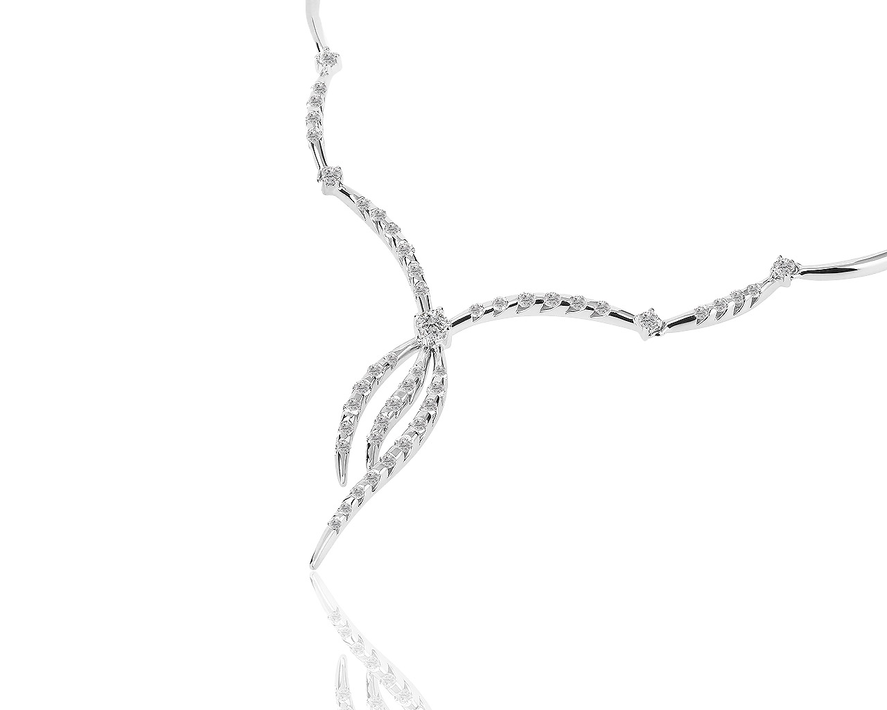 Шикарное золотое колье с бриллиантами 2.34ct 041018/7