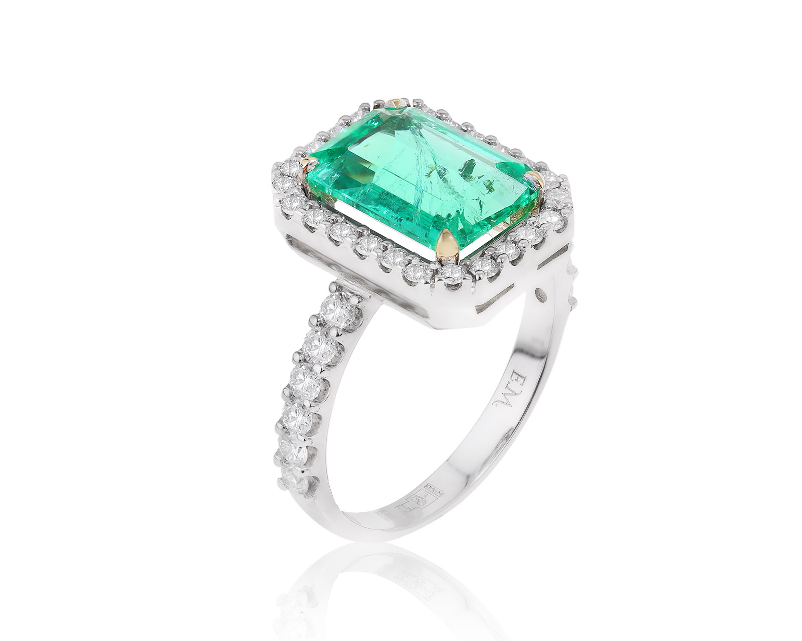 Золотое кольцо с изумрудом 2.78ct Evgeny Matveev 190324/6