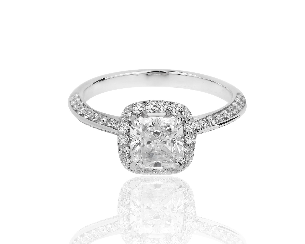 Эксклюзивное золотое кольцо с бриллиантами 1.32ct 171019/5