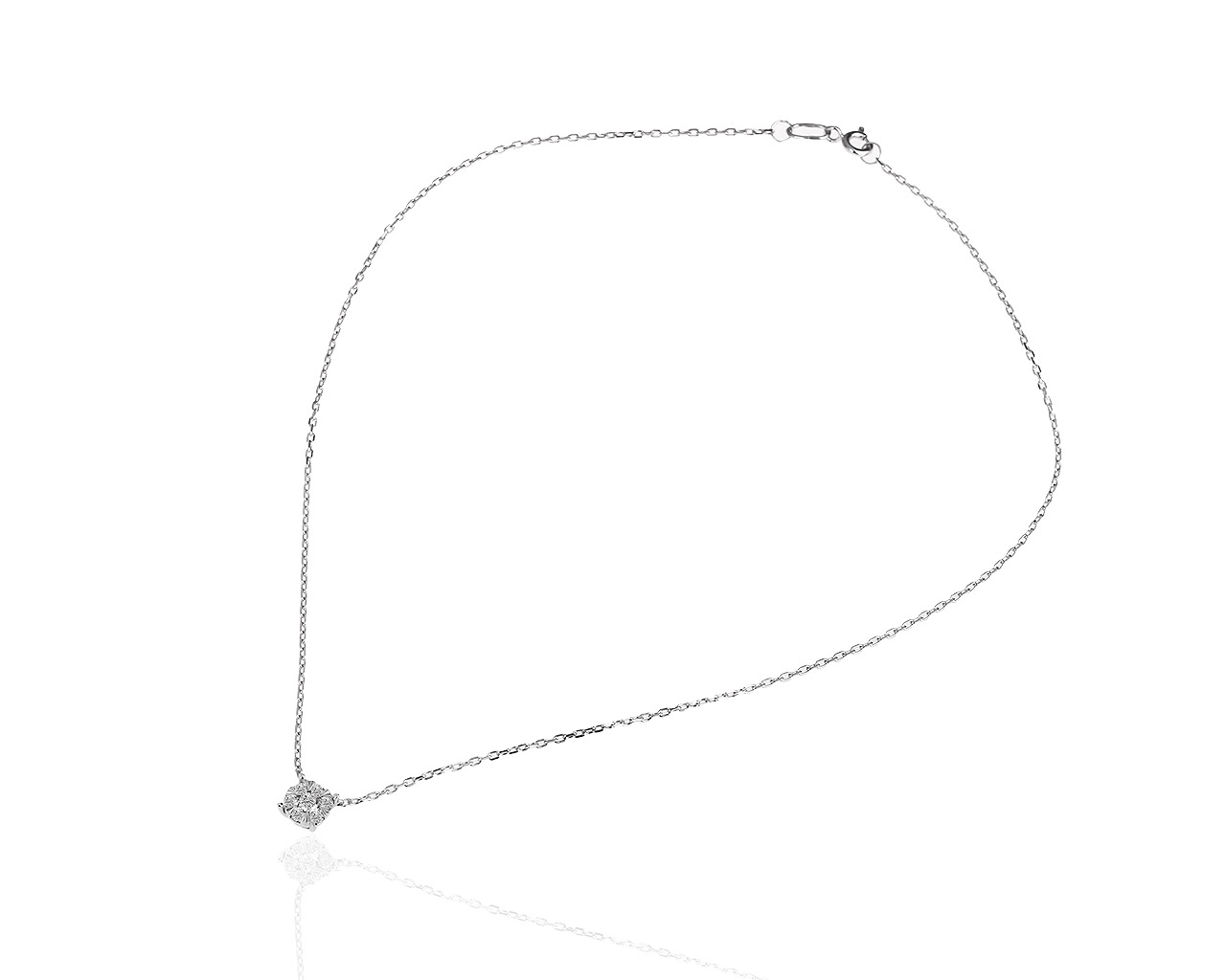 Привлекательный золотой кулон с бриллиантами 0.30ct