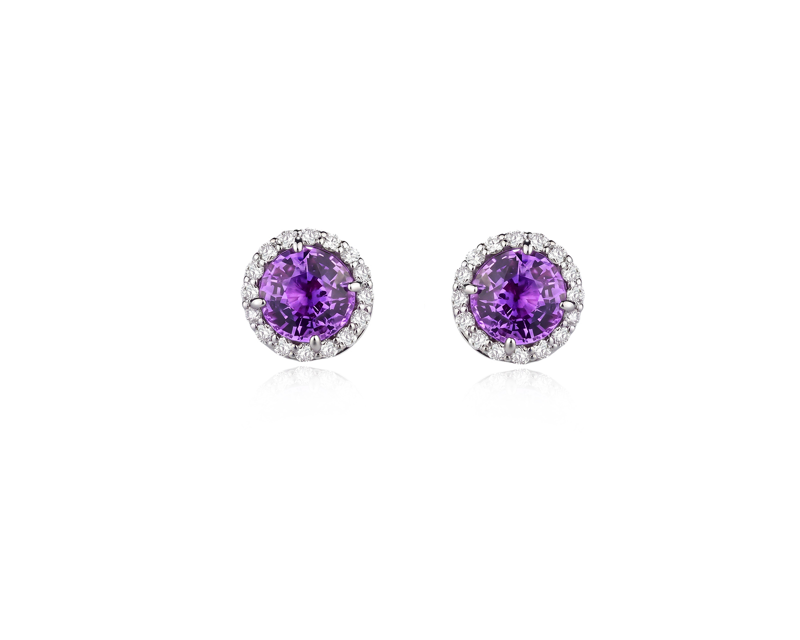 Оригинальные золотые серьги с сапфирами 1.14ct Lykov`s Jewellery 210726/КМ438