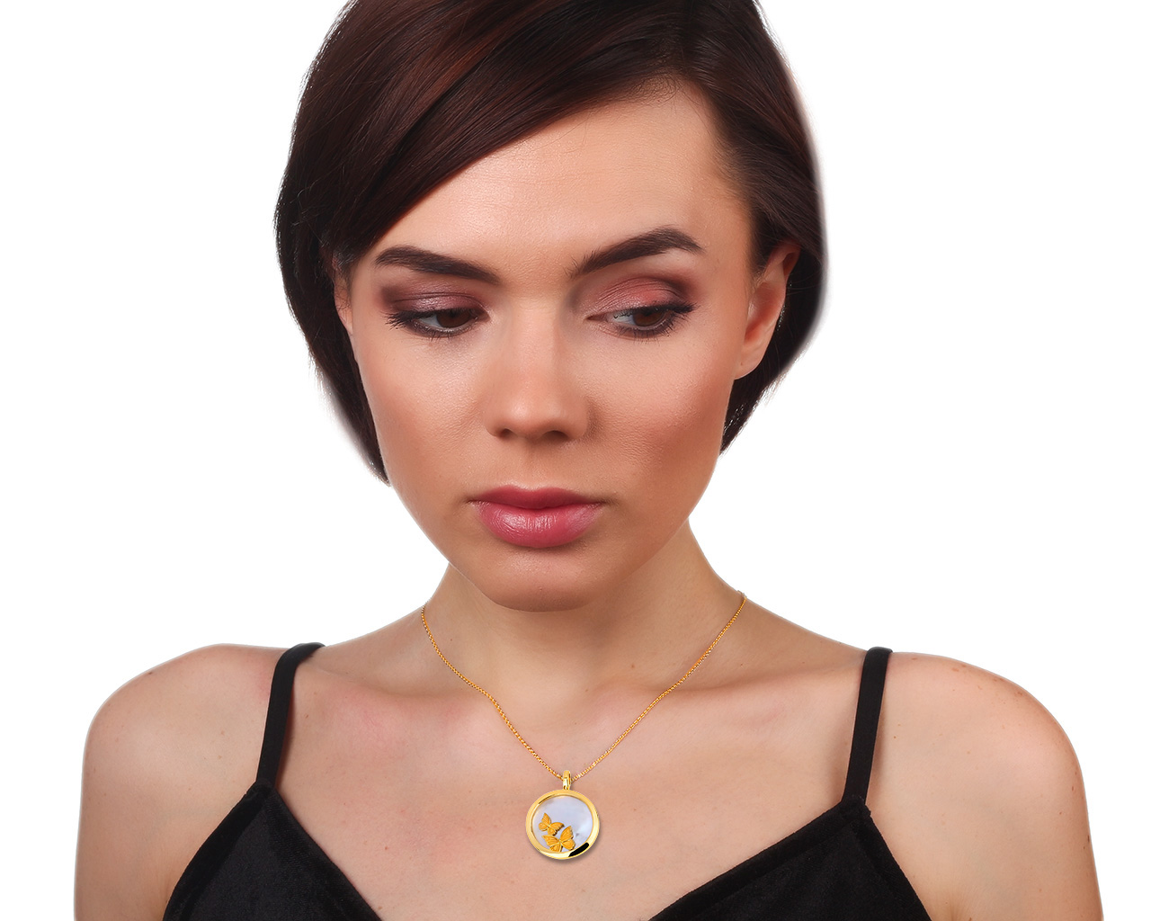 Очаровательная золотая подвеска Carrera y Carrera