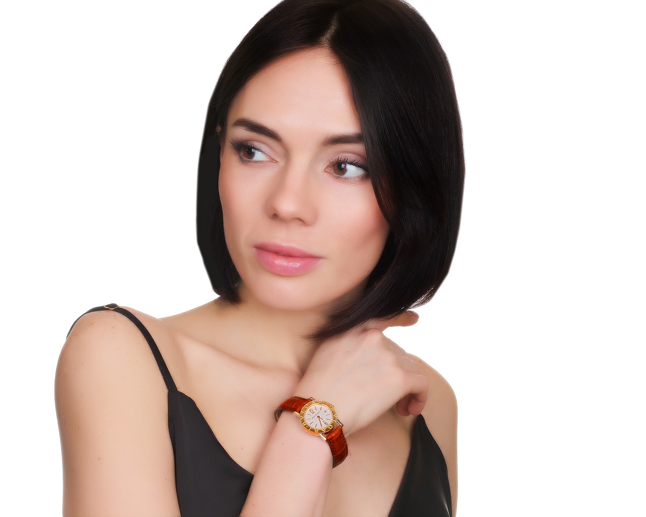 Оригинальные золотые часы Bvlgari