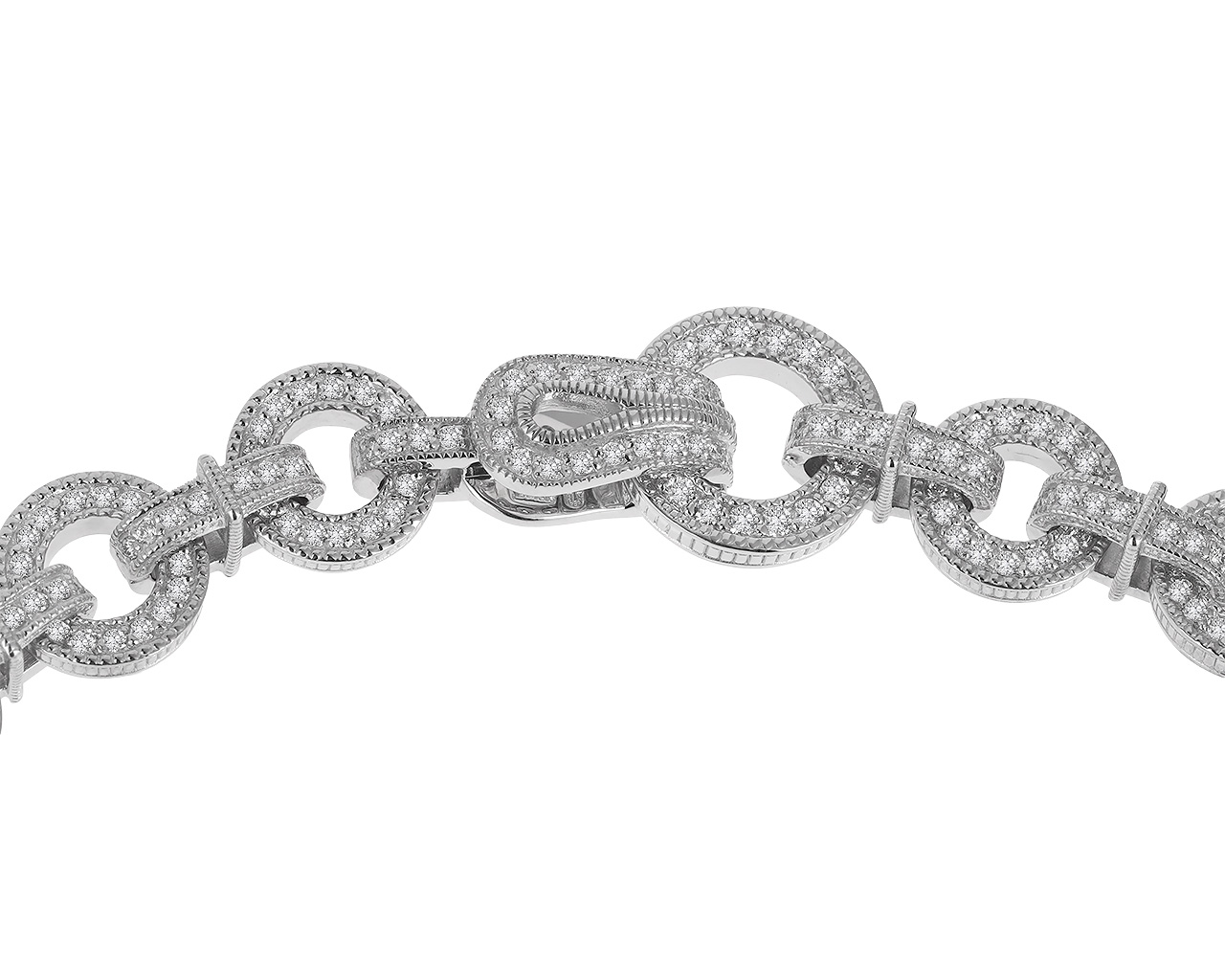 Оригинальное золотое колье с бриллиантами 7.17ct Judith Ripka 190820/9