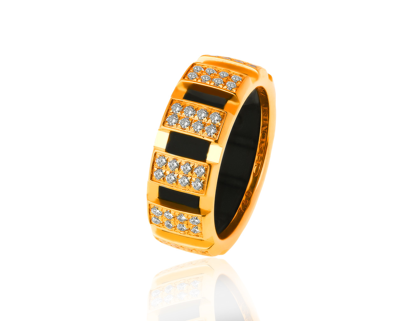 Оригинальное золотое кольцо с бриллиантами 0.80ct Chaumet 010719/1 Оригинальное золотое кольцо с бриллиантами 0.80ct Chaumet 010719/1