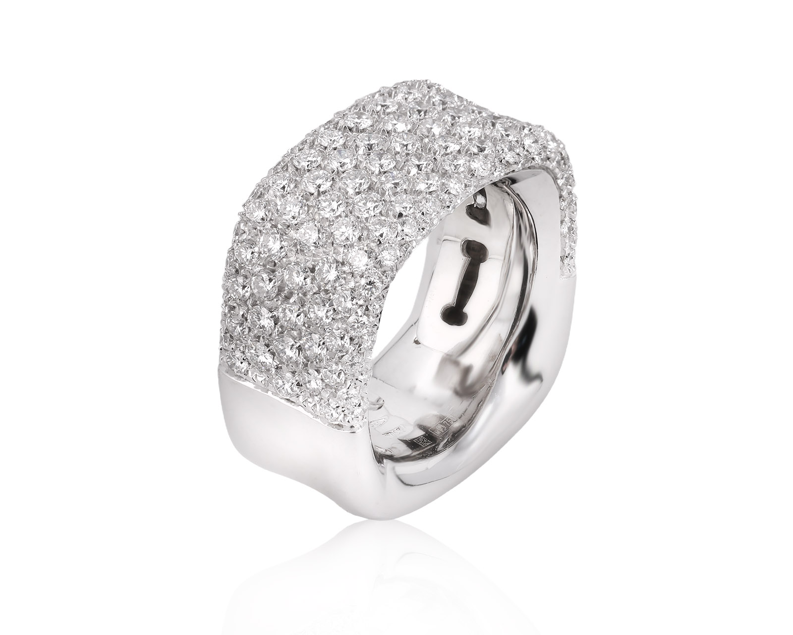 Золотое кольцо с бриллиантами 2.64ct 180425/2