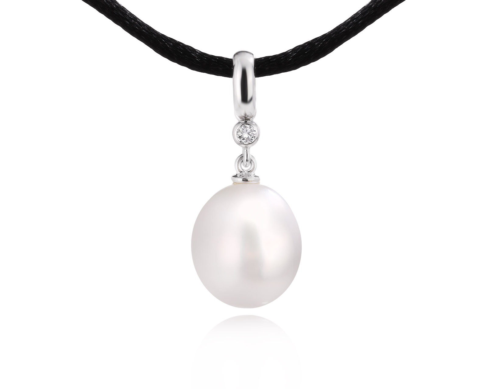 Оригинальный золотой кулон с бриллиантом 0.04ct Antonio Seijo 171225/11