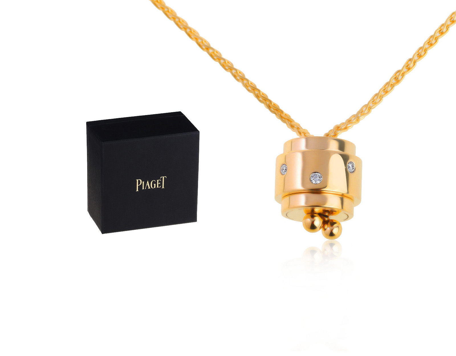 Оригинальный золотой кулон с бриллиантами 0.10ct Piaget Possession