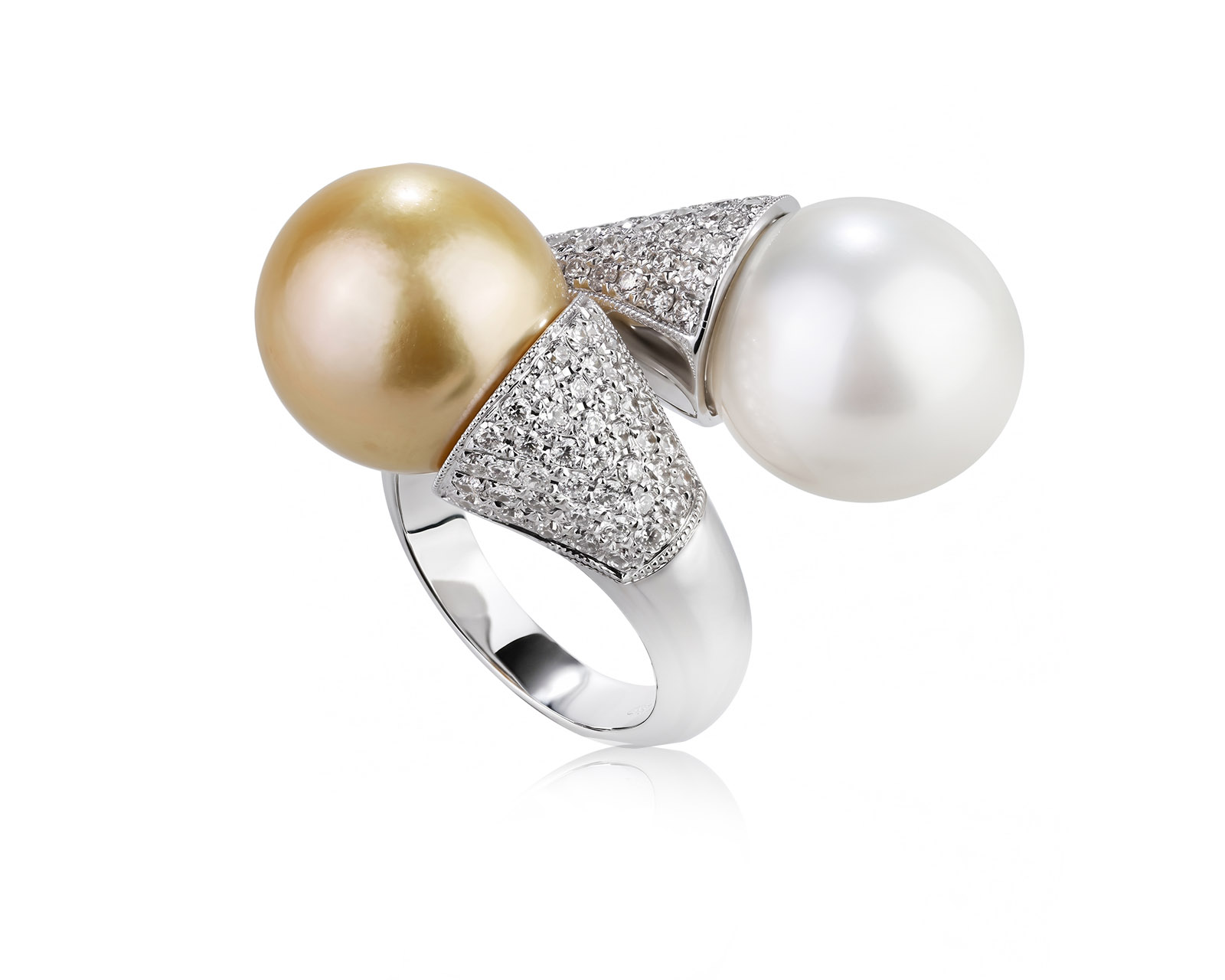 Оригинальное золотое кольцо с бриллиантами 0.90ct WCJ 270826/2