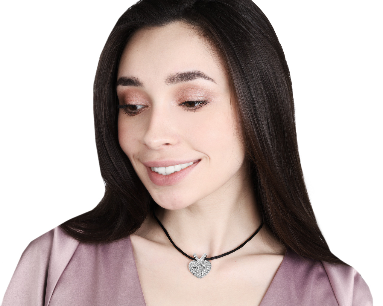 Оригинальный золотой кулон с бриллиантами 2.91ct Chaumet Liens Heart