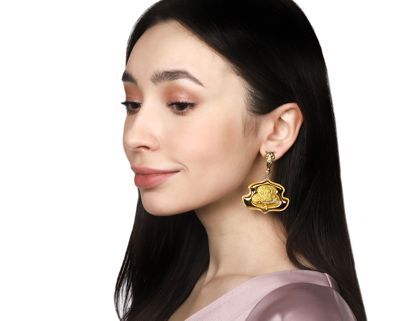 Оригинальные золотые серьги Ivo Spina