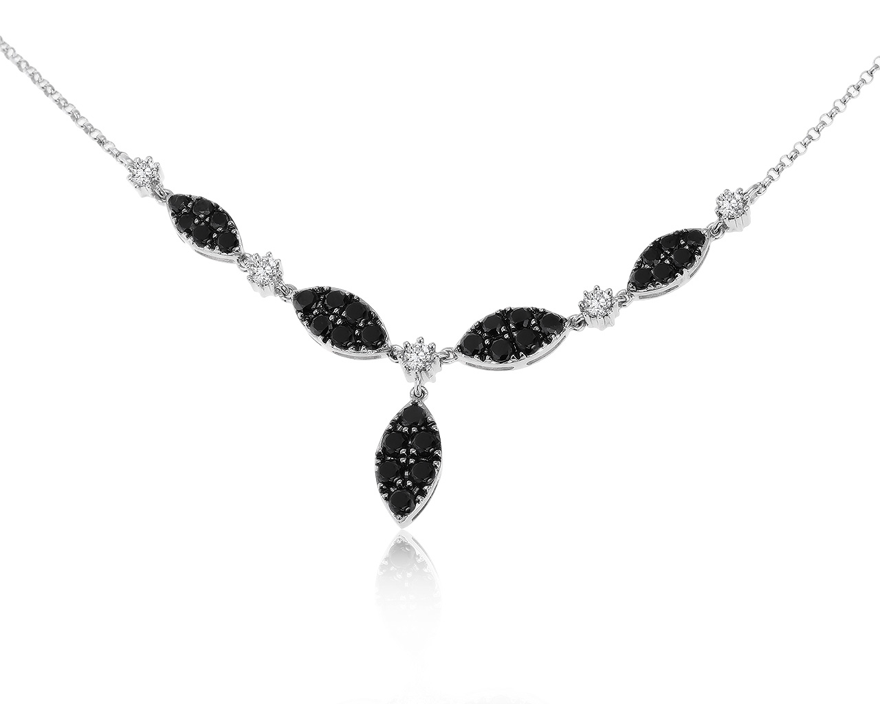 Потрясающее золотое колье с бриллиантами 1.01ct 271220/5