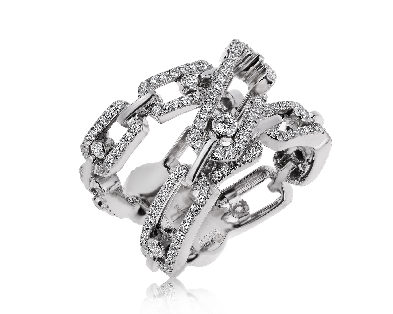 Оригинальное золотое кольцо с бриллиантами 1.10ct Messika 140220/17