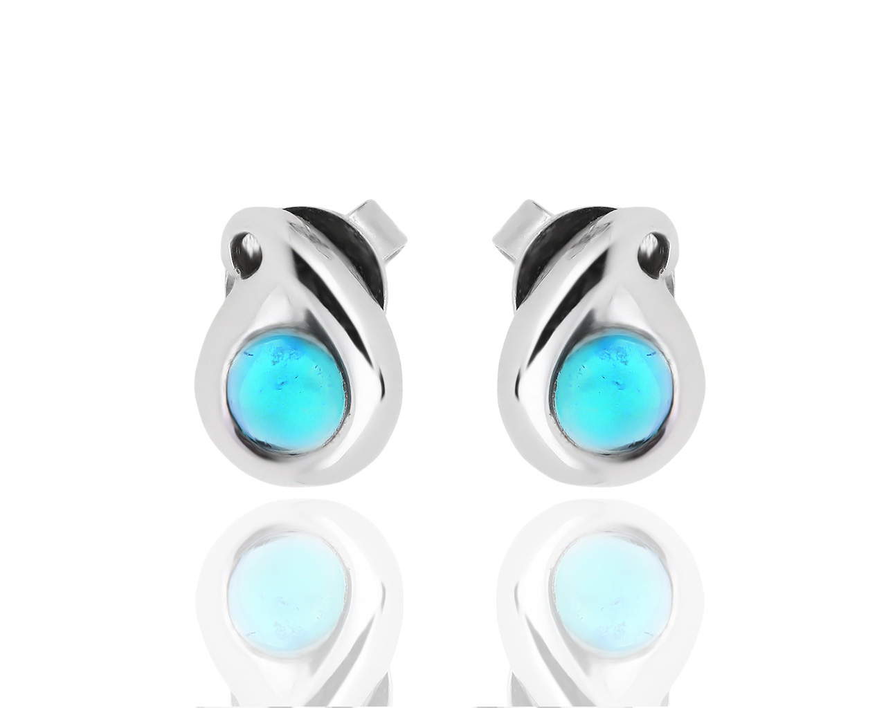 Золотые серьги с топазами Tamara Comolli Paisley 070319/3